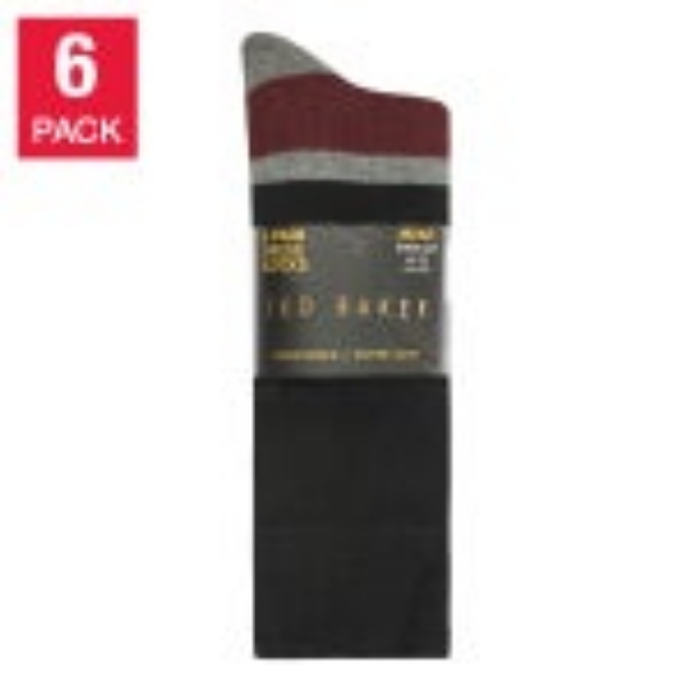 Ted Baker Men's Dress Sock, 6-pair